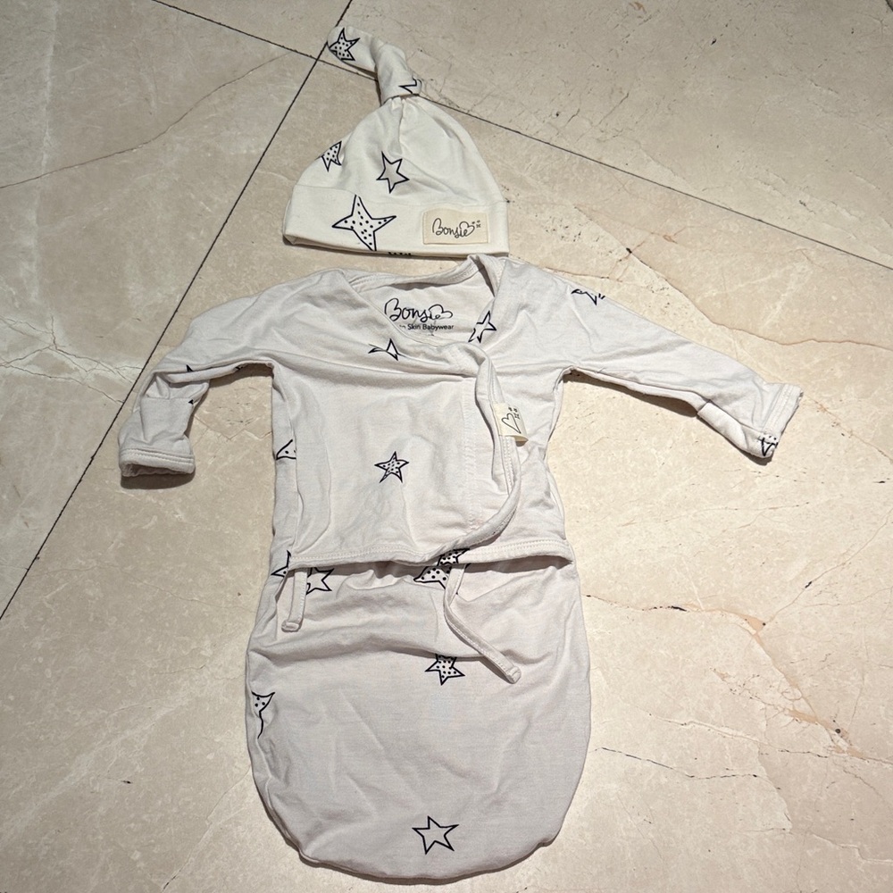 Cozy Starry Sleep Sack - Cream